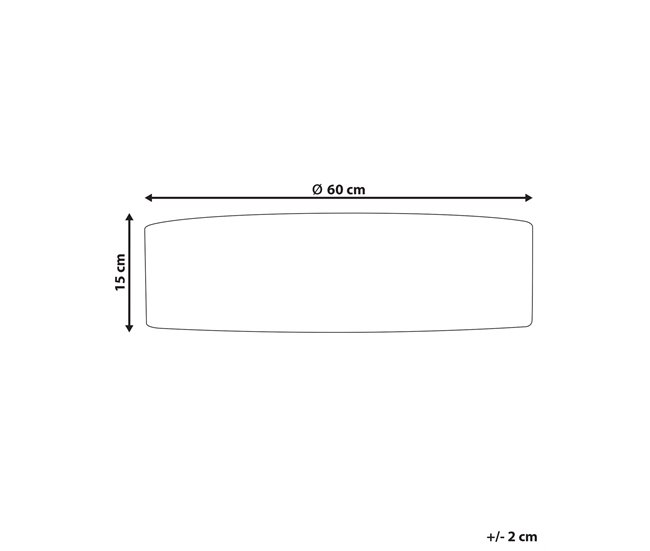 Beliani Iluminação de tecto MAGNO Branco