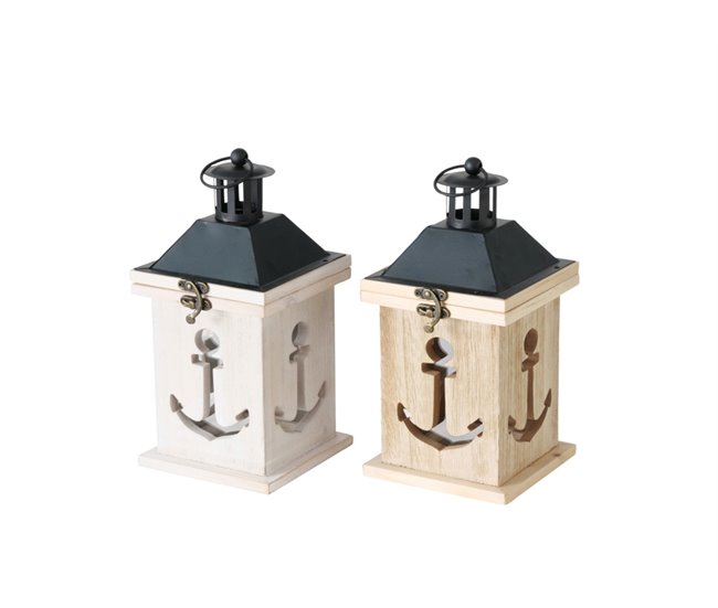 Lanterna decorativa ACORA sortido 12x13x24cm Multicor