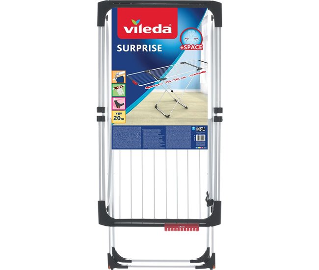 Estendal de Roupa Dobrável 157235 Surprise Cinza