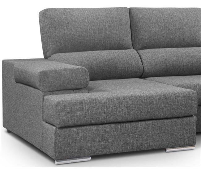 Sofá de canto com cama BARI Antracite