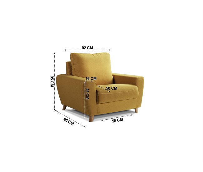 Poltrona CHIEW Amarelo