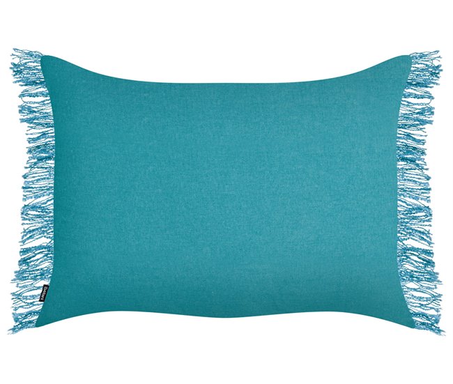 Beliani Almofada decorativa MABA Azul