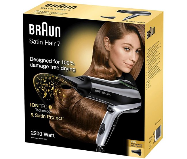 Secador de Cabelo Satin Hair 7 HD710 Preto