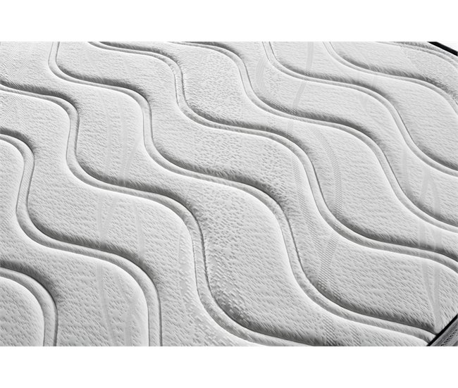  Colchão Pocketsprings e Visco 25 cm | 25 Cm | conforto e reforço lombar|Alta Firmeza 