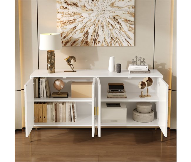 Aparador com 4 portas 162 Branco