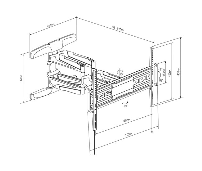 Suporte TV Multicor