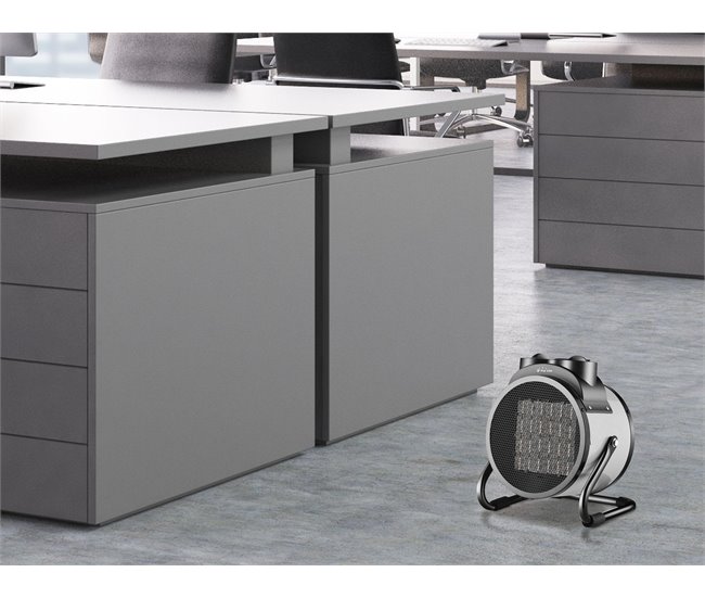 Aquecedor industrial Preto / Cinza
