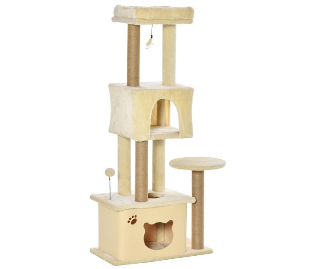 Árvore Arranhador para Gatos Bege