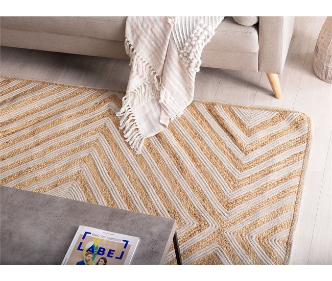 Beliani Pelos curtos PIRLI 140x200 Bege