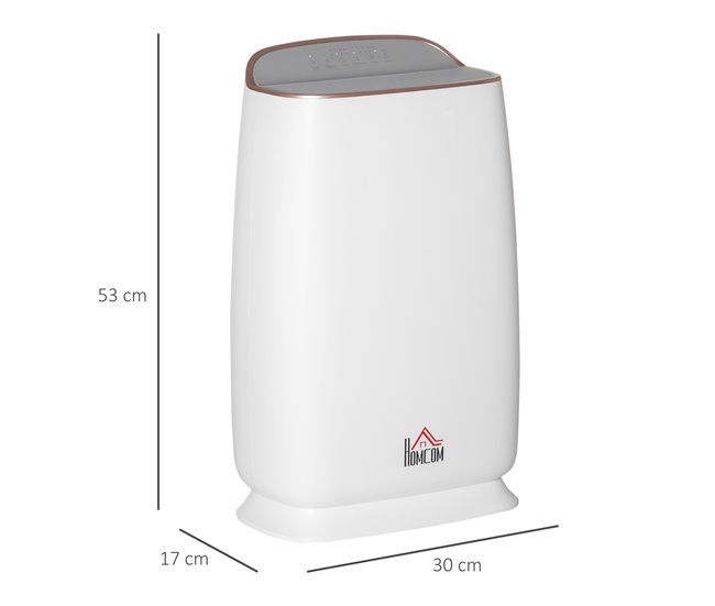 Purificador de Ar HOMCOM 823-032V90WT Branco