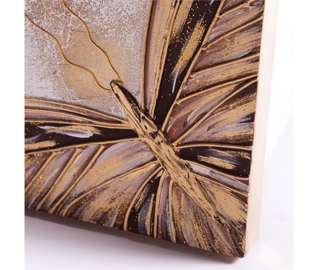  Relógio artesanal Butterflies Dourado