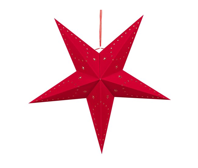 Beliani Acessório decorativo MOTTI Vermelho