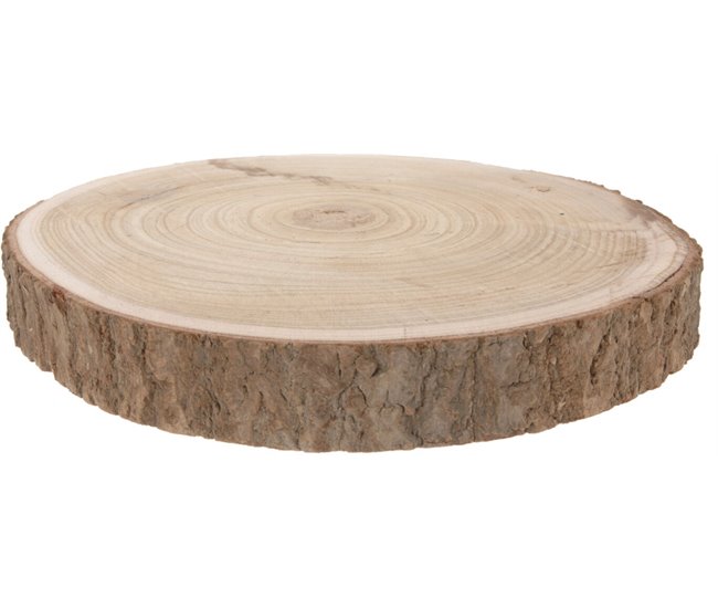 Fatia de Madeira TRIPLE cortiça 29x34 cm Natural