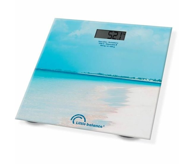 Balança digital para casa de banho caribe
