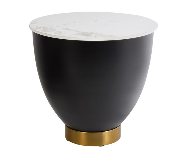 Beliani Mesa auxiliar NADINE Preto