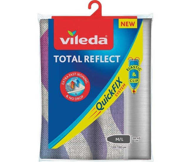 Capa para Tábua de Passar a Ferro 163263 Total Reflect Cinza