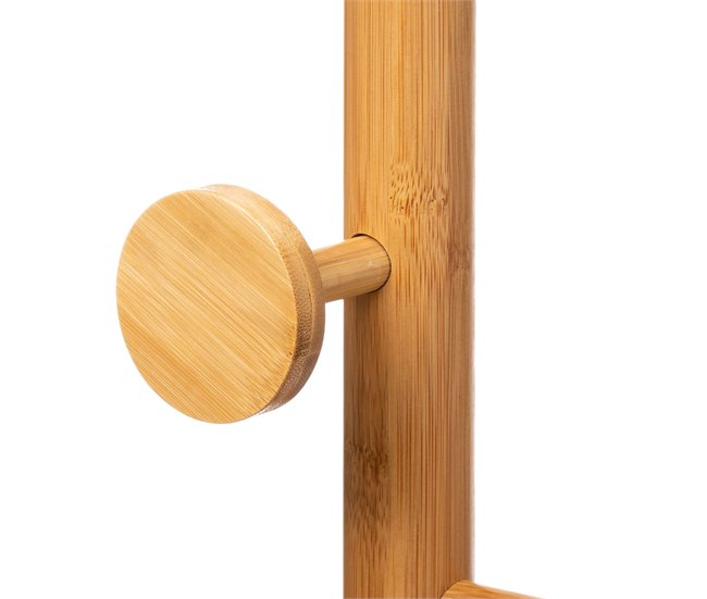 Cabide de pé com 8 cabides Castanho