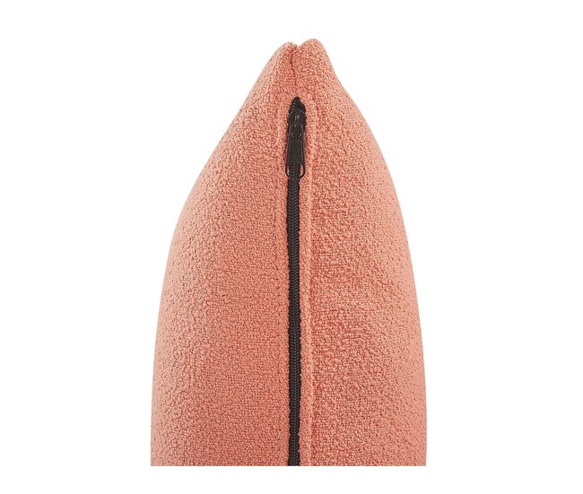 Beliani Chaise longue à esquerda Bouclé CHEVANNES Cinza Escuro