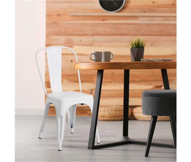 Cadeira Industrial Strong Thinia Home Branco