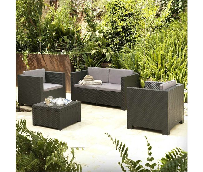 Móveis de jardim Diva Tropea Cinza