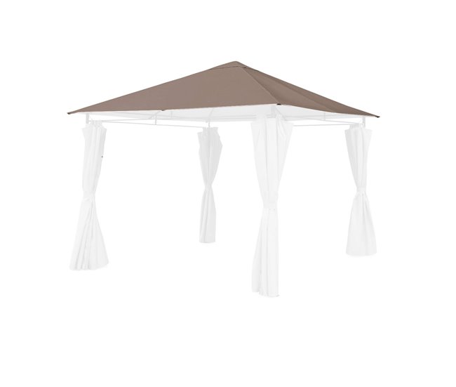 Capa de telhado para gazebo Elusa - capa de pérgola 299x299 Cinza