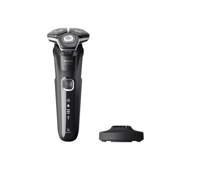 Aparador de Cabelo-Máquina de Barbear S5898/25 Preto
