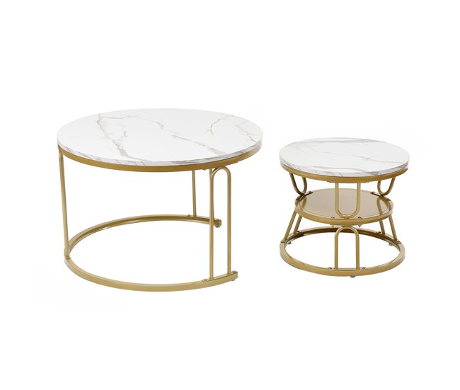 Mesa de centro, mesa auxiliar, mesa auxiliar 70x70 Branco