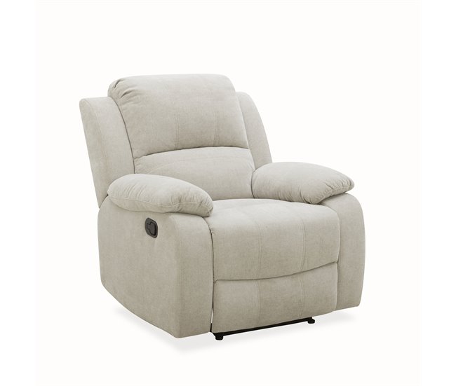 Cadeirão de relaxamento manual RYAN Cinza Claro