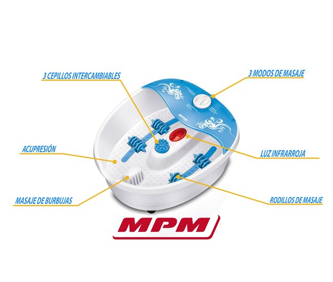 Massajador de Pés MPM MMS01 Branco
