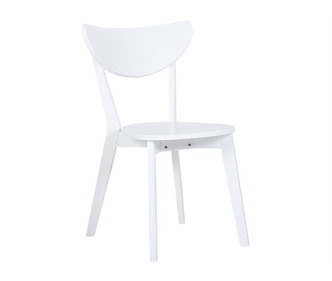 Beliani Conjunto de refeição ROXBY Branco