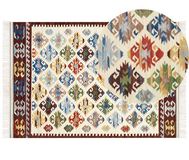 Beliani Kilim AKNALICH 160x230 Multicor