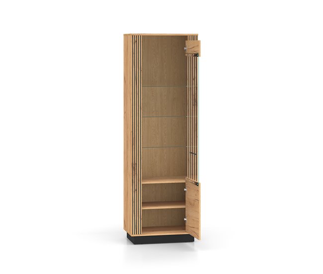 Vitrina de 1 porta Solal Madeira