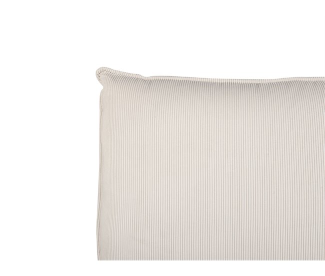 Beliani Cama com estrado Bombazine VINAY 196x233 Bege