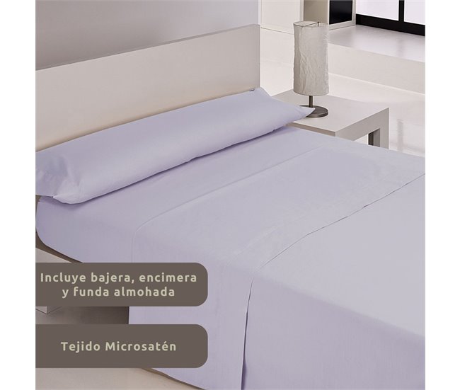 A Folha de Cama Lisa de Microfibre 