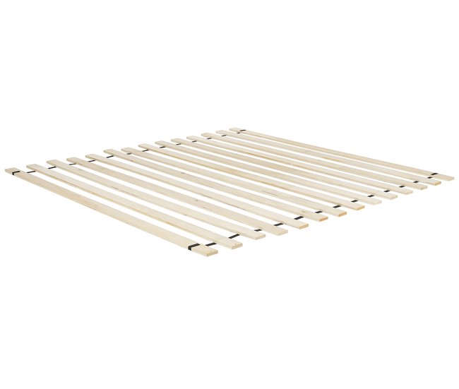 Beliani Cama MDF LIBERMONT 164x208 Castanho