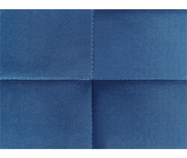 Beliani Reposapiés ABERDEEN Azul