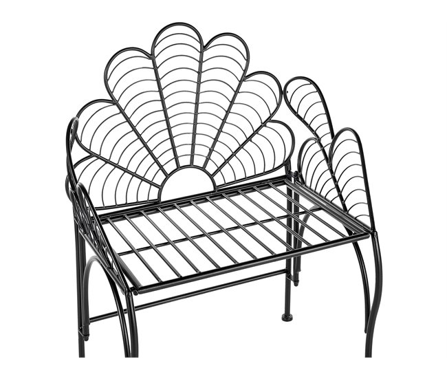 Beliani Cadeira de jardim LIGURIA Preto