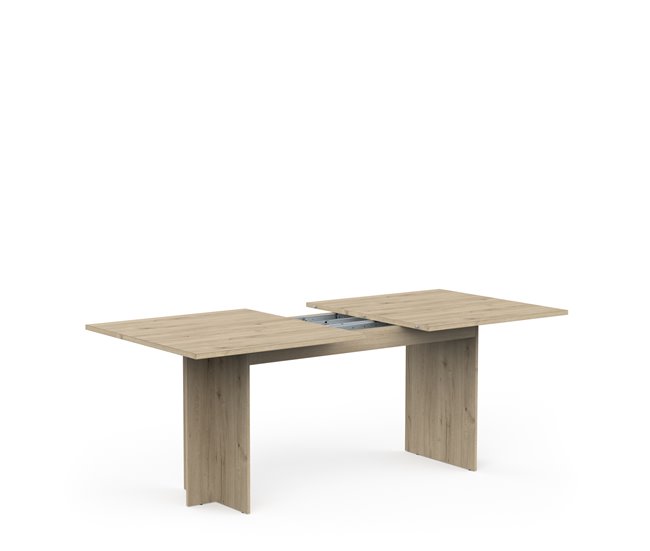 Mesa de jantar extensível 160cm CLAP Carvalho