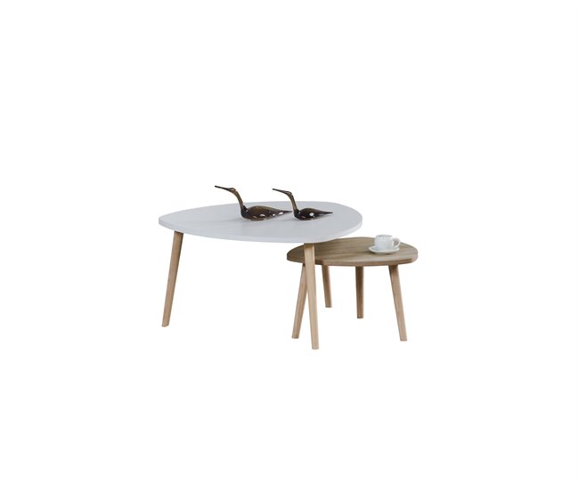 Mesa de centro Faro Branco