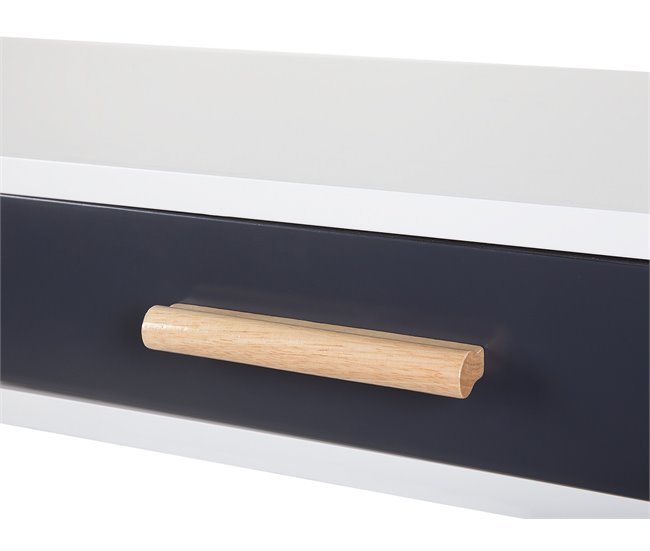 Beliani Conjunto de escritório ESCALANTE/FRISCO 120x50 Cinza Escuro