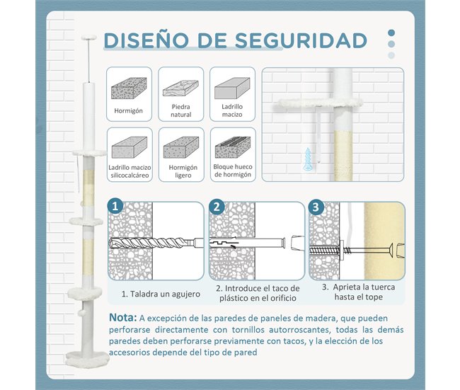 Arranhador para Gatos Branco
