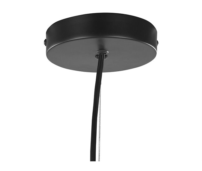 Beliani Candeeiro de tecto BALAGAS Preto