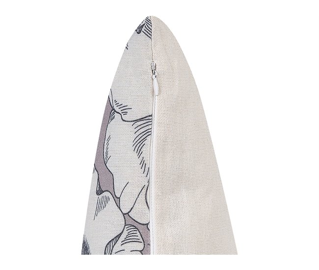 Beliani Almofada decorativa SOPHORA Branco/ Bege