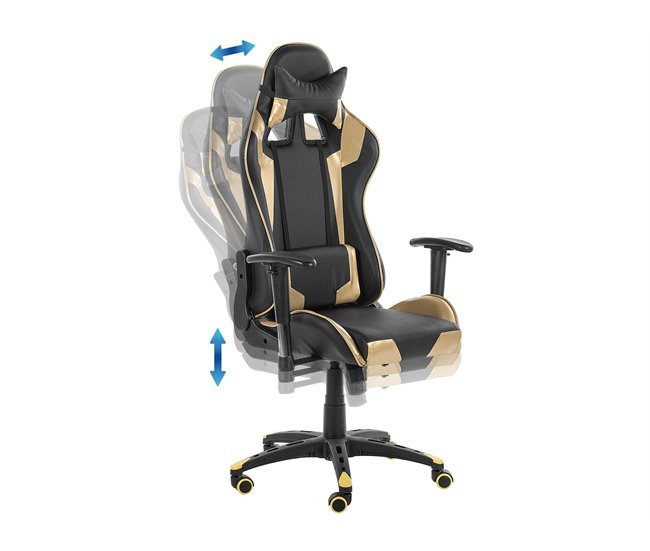 Beliani Cadeira de escritório KNIGHT Multicor