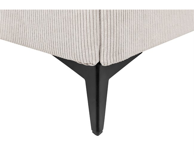 Beliani Cama com estrado Bombazine MELLE 175x240 Bege