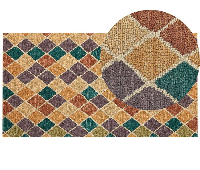 Beliani Pelos curtos KESKIN 80x150 Multicor