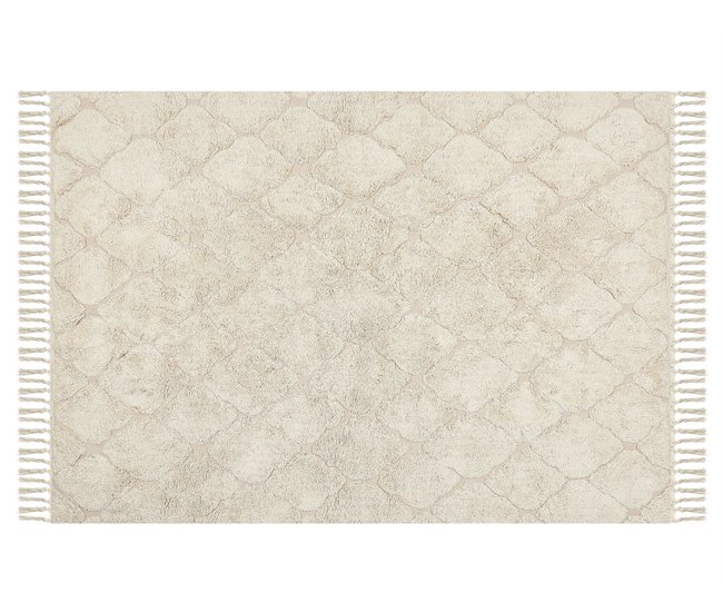 Beliani Pelos curtos SILCHAR 140x200 Bege