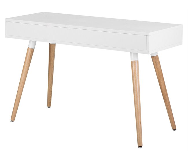 Beliani Secretária FRISCO 120x50 Branco