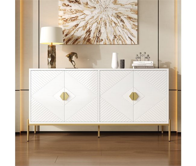 Aparador com 4 portas 162 Branco