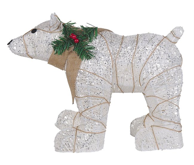 Beliani Decoração LED SIVULA Branco